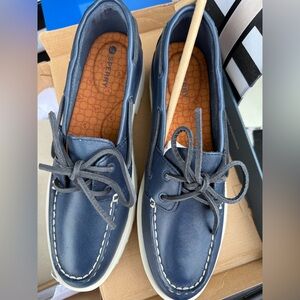 Sperry Women's Navy and Gray Winter Boots